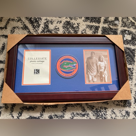 K&Company Collegiate Photo Collage Frame - University of Florida Gators 4x6 - Picture 1 of 8